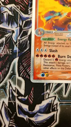 Pokemon Charizard ex 105/112 FireRed & LeafGreen Holo Ultra Rare 2004 Card - Image 5