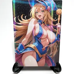 Yu-Gi-Oh! Dark Magician Girl Sexy Anime Waifu Girl Lewd Goddess Story Art Card - Image 1