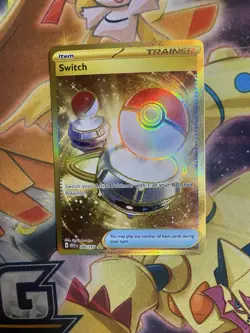 Pokemon Card TCG - Switch 206/165 Hyper Rare Scarlet & Violet 151 Near Mint - Image 1