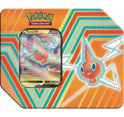 POKEMON TRADING CARD GAME HIDDEN POTENTIAL TIN ROTOM V PKU 85148ROTOM NEW 820650851483 - Image 1