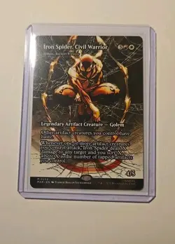 Iron Spider, Civil Warrior (Borderless) 0039 Regular MTG Spiderman - Image 4