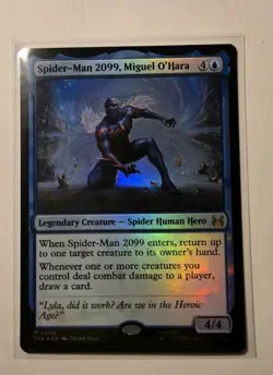 Spider-Man 2099, Miguel O'Hara 0008 FOIL MTG Marvel's Spider-Man M/NM - Image 1