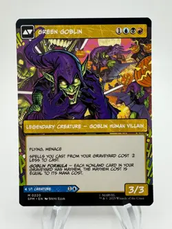 MTG Spider-Man NORMAN OSBORN GREEN GOBLIN Borderless Mythic #220 1 - Image 2
