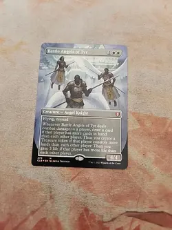 Battle Angel Of Tyr Borderless Foil Commander Legends Battle For Baldur's... - Image 1