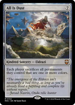 All Is Dust (Ripple Foil) Modern Horizons 3 Commander - Near Mint Foil - Image 1