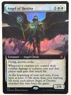 Angel Of Destiny NM/M* FOIL EXTENDED Zendikar Rising ENGLISH 314 mtg -UnltdCards - Image 1
