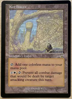 Kor Haven X1 Nemesis Mtg Magic the Gathering - Image 1