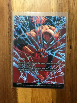 MTG Magic Spiderman Tangle 0038 Regular (Borderless) Marvels Spider-Man - Image 1