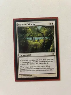 MTG Cradle of Vitality Commander 2013 7/356 Regular Rare - Image 1