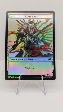 Samurai 003 / Goblin Shaman 008 Double-sided Token, MTG Kamigawa: Neon Dynasty - Image 2