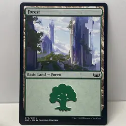 Forest Land (270) Streets Of New Capenna SNC MTG Magic The Gathering - Image 1