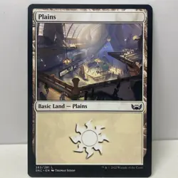 Plains Land (263) Streets Of New Capenna SNC MTG Magic The Gathering - Image 1