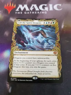 Mtg. Call The Spirit Dragons. Showcase. Tarkir Dragonstorm. Pack Fresh - Image 1
