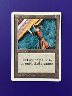 MTG: Forcefield - Unlimited - HP Heavy Play Magic The Gathering - Rare - Image 1