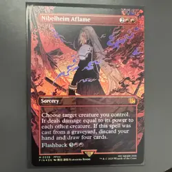 Nibelheim Aflame (Borderless) FINAL FANTASY - Near Mint Foil - Image 1