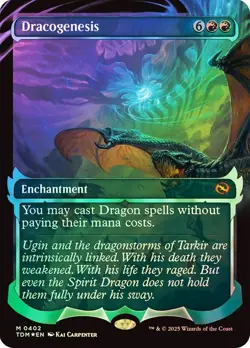 Dracogenesis Foil Showcase Tarkir: Dragonstorm NM MTG - Image 1