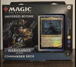 MTG:Universes Beyond Warhammer 40k Forces Of The Imperium Commander Deck Sealed - Image 1