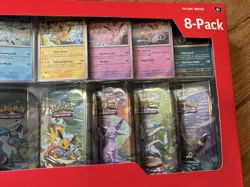 NEW Pokemon TCG Prismatic Evolutions Costco 8 Mini-Tin Bundle Promo Cards - Image 3