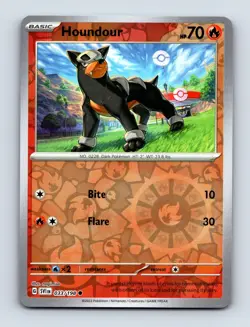 Houndour - 033/198 Common Reverse Holo SV01: Scarlet & Violet Base Set NM - Image 1