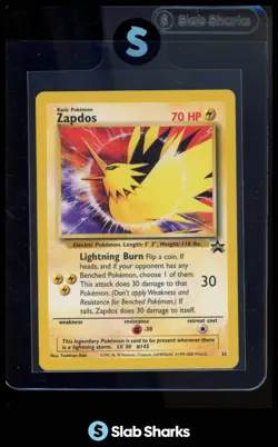 1999 POKEMON WIZARDS BLACK STAR PROMOS #23 ZAPDOS - Image 1