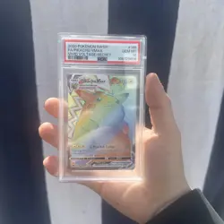 PSA 10 GEM MINT Pikachu VMAX (Rainbow Secret Rare) 188/185 Swsh04 Vivid Voltage - Image 3