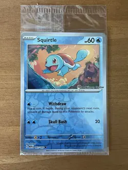 Squirtle - 007/165 - Pokemon Center Stamped 151 Promo - Brand New Sealed - Image 1