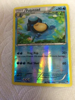 Pokemon XY Breakpoint - Palpitoad - 34/122 - Reverse Holo Uncommon - Image 1