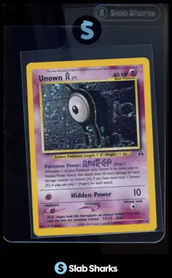 2001 POKEMON NEO DISCOVERY #14/75 UNOWN A HOLO - Image 1