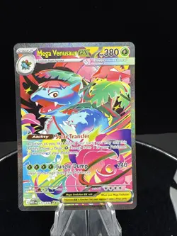 Pokemon TCG Mega Evolution - Mega Venusaur EX SIR 177/132 NM or better - Image 1