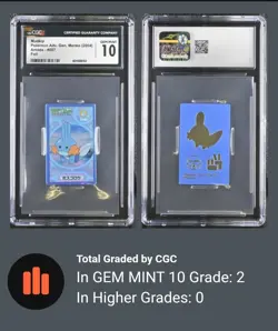 CGC 10 2004 Pokemon Mudkip Adv. Gen. Menko Amada Ensky Foil Part 1 - Image 3