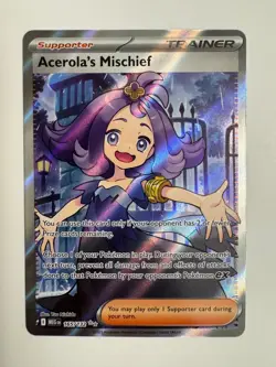 Pokemon TCG Mega Evolution ME01: Acerola's Mischief 165/132 Ultra Rare full art - Image 2