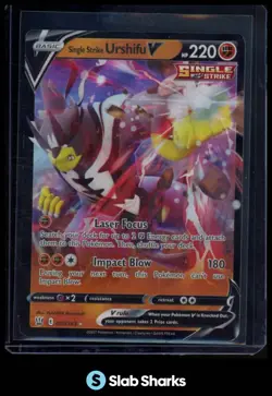 2021 POKEMON SWORD & SHIELD BATTLE STYLES #085/163 SINGLE STRIKE URSHIFU V - Image 1
