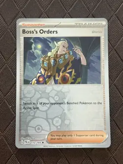 Pokemon Boss's Orders - Reverse Holo SV02: Paldea Evolved 172/193 Mint - Image 1