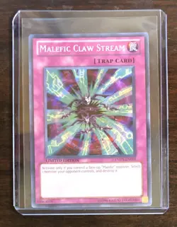 Malefic Claw Stream YMP1-EN009 Yugioh! Limited Edition SECRET RARE Near Mint x3 - Image 1