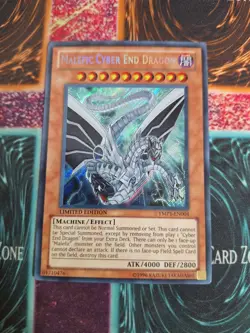 Yu-Gi-Oh! Malefic Cyber End Dragon YMP1-EN004 Limited Secret Rare Near Mint - Image 1