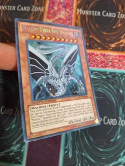 Yu-Gi-Oh! Malefic Cyber End Dragon YMP1-EN004 Limited Secret Rare Near Mint - Image 2