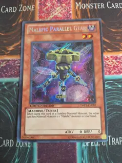 Yu-Gi-Oh! Malefic Parallel Gear YMP1-EN003 Limited Secret Rare Near Mint d4/ - Image 1