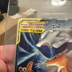 Reshiram & Charizard GX 20/214 Unbroken Bonds Ultra Rare Holo Pokemon Card NM - Image 2