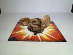 Bakugan Battle Brawlers Subterra Gorem B1 Classic 450g Tan Rare W/ Cards - Image 3