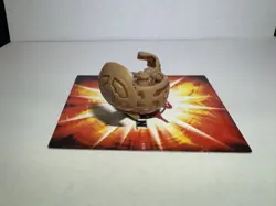 Bakugan Battle Brawlers Subterra Gorem B1 Classic 450g Tan Rare W/ Cards - Image 4