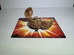 Bakugan Battle Brawlers Subterra Gorem B1 Classic 450g Tan Rare W/ Cards - Image 5