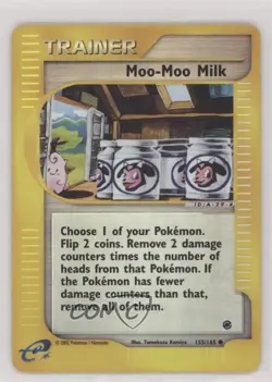 Moo-Moo Milk Pokemon e-Card Series Expedition #155 2002 - Image 1