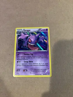 Gengar 60/162 Pokemon Card TCG X&Y Breakthrough Holo Rare NM - Image 1