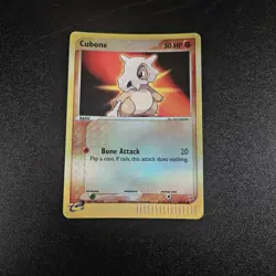 Pokemon 2004 Team Magma vs Aqua Cubone Reverse Holo Common Card 40/95 - Image 1