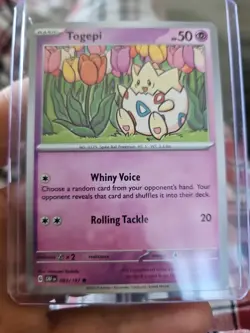 Pokemon Card Togepi Obsidian Flames 83/197 PACK FRESH Free Shipping - Image 3