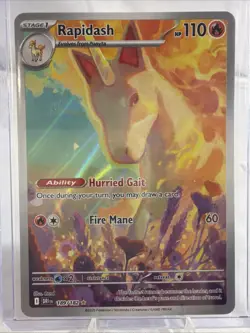 Rapidash 189/182 Illustration Rare Destined Rivals Pokemon Card Near Mint - Image 1
