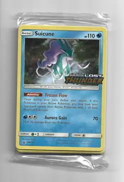 Suicune 2019 Pokemon Lost Thunder SM149 Promo Pack 22 Cards New Factory Sealed - Image 1