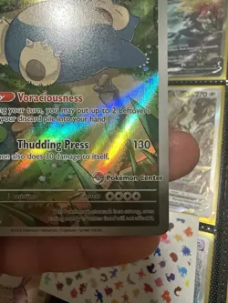 ✅ Snorlax Promo SVP 051 151 ETB Pokemon Center STAMPED Exclusive Card N/M ✅ - Image 2