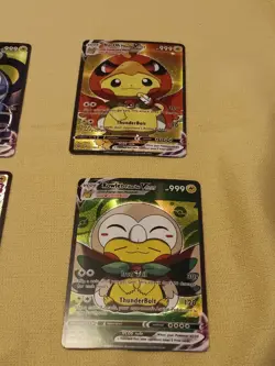 6Pikachu Pokemon Card Holo GX VSTAR VMAX GX EX Cosplay Art - Image 4