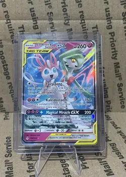 Pokemon TCG Gardevoir & Sylveon GX Holo Card 130/214 Unbroken Bonds NM / M - Image 1